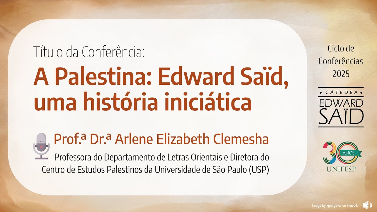 A Palestina: Edward Saïd, uma história iniciática