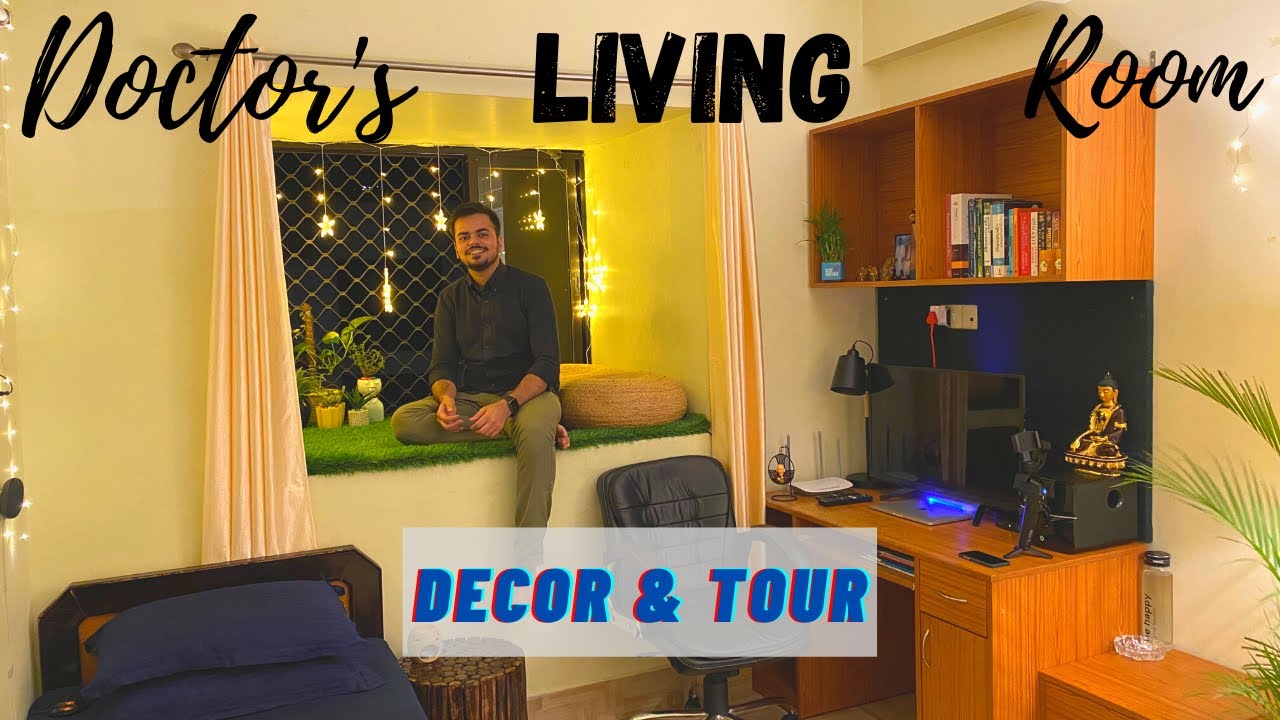 🔴🥼Doctor's Living Room- Room tour with Decor & designing details !!! MBBS vlog /NEET/Doctor