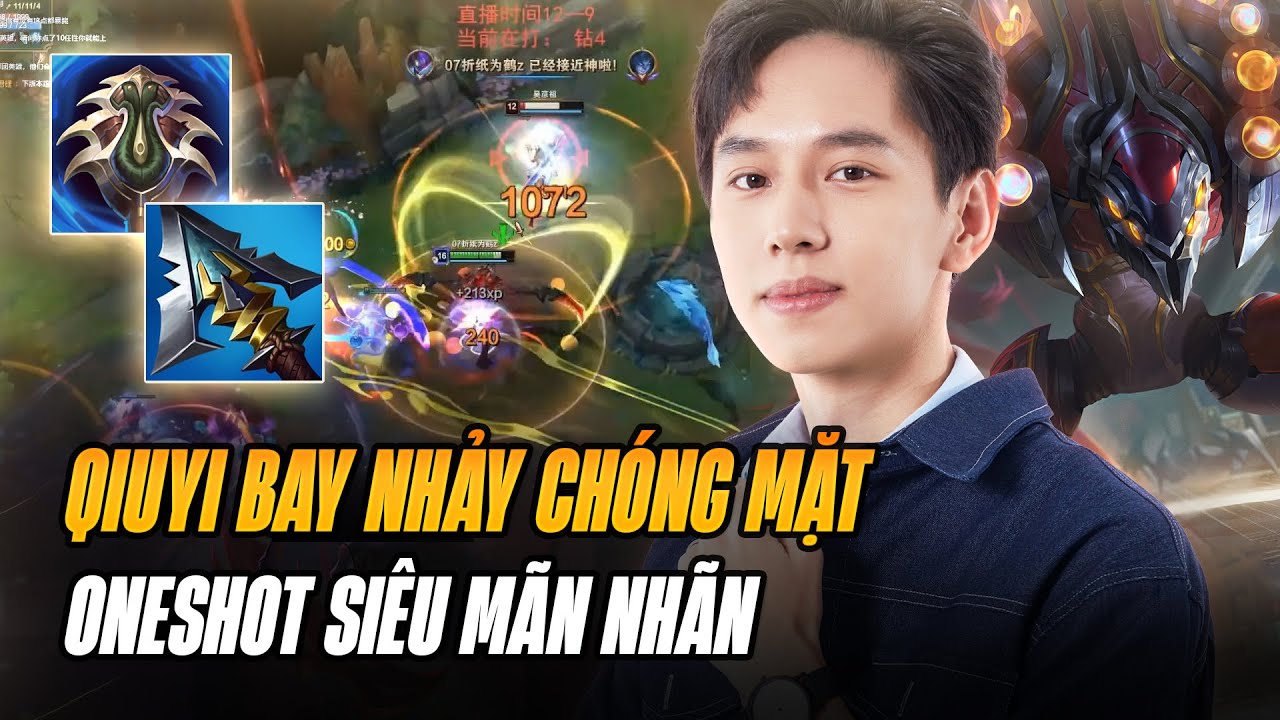 QIUYI VÀ GIÁO ÁN KHA'ZIX FARM HƠN 30 MẠNG BAY NHẢY CHÓNG MẶT VỚI LƯỢNG SÁT THƯƠNG SIÊU LỖI