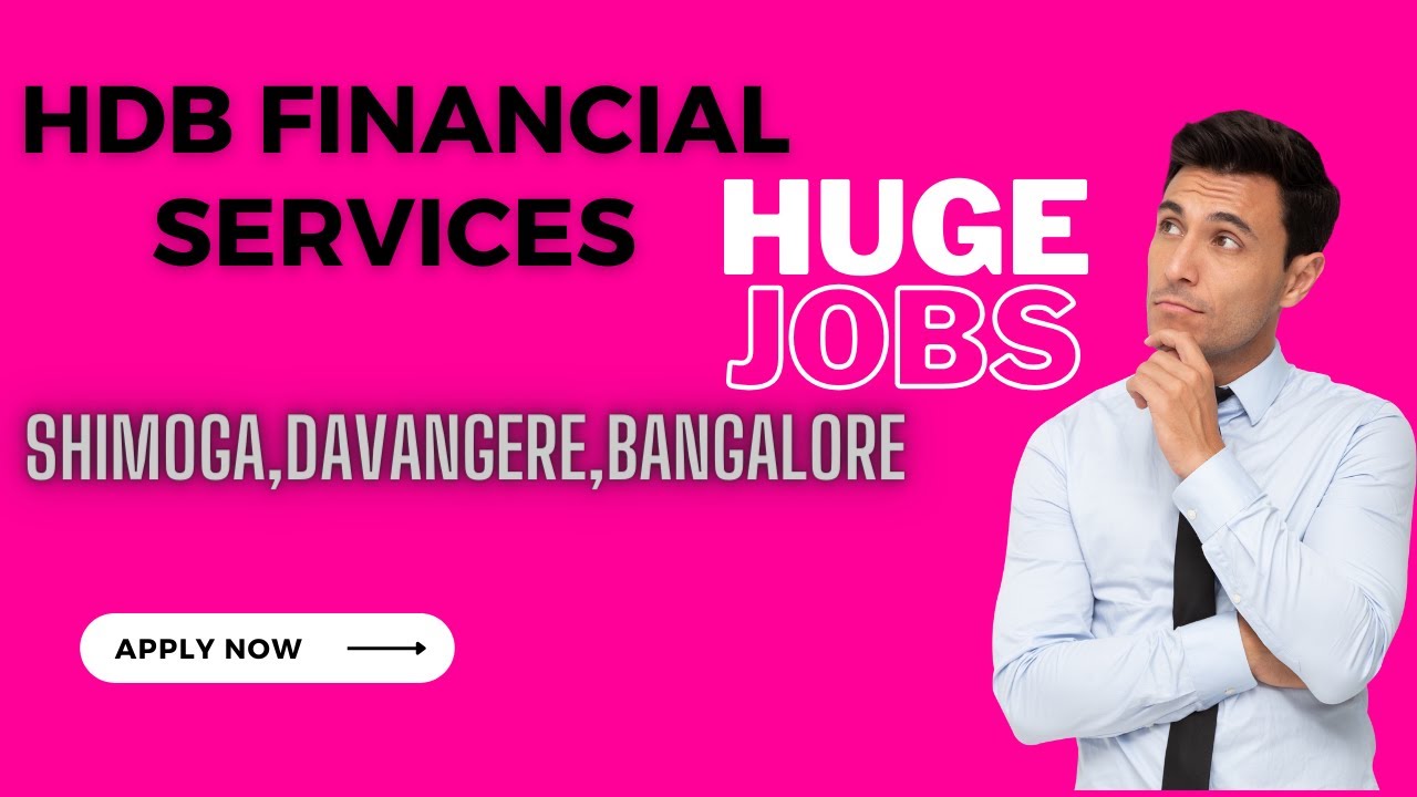 HDB Financial Services Job Updates #bankjobs #freshersjob #jobs2023 #karnatakajobs #recruitment2023