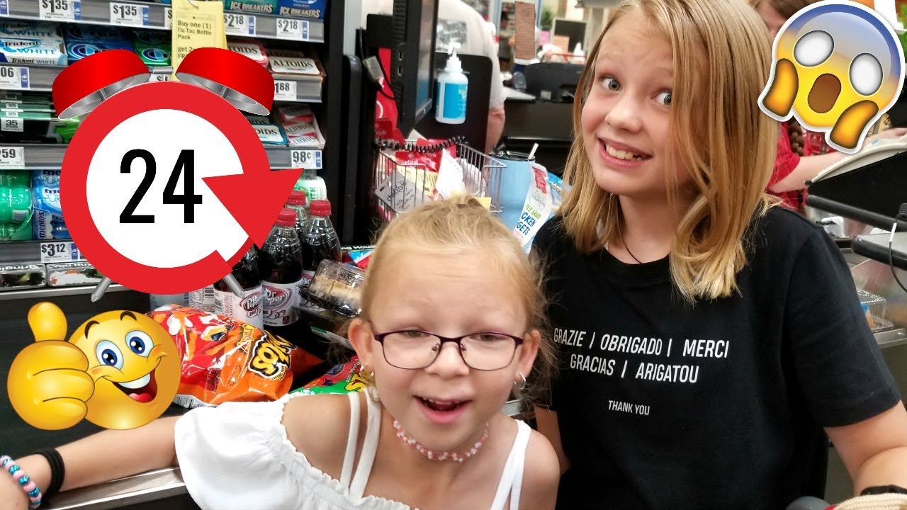 We Only ATE One Letter FOOD For 24 Hours!!!