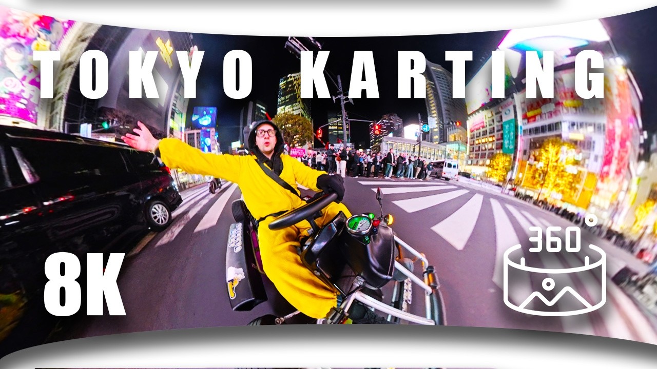 REAL LIFE MARIO KART in Tokyo! (8K 360 Virtual Reality Experience)