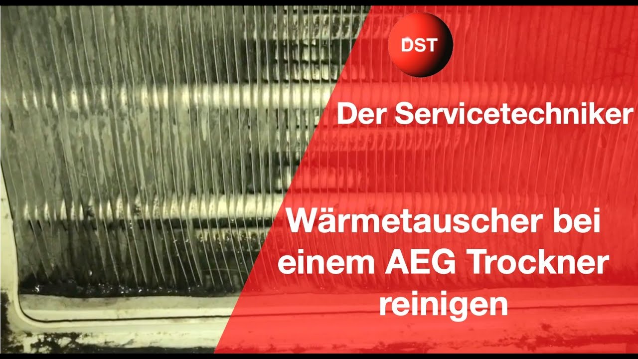 W&auml;rmetauscher bei einem AEG Trockner reinigen