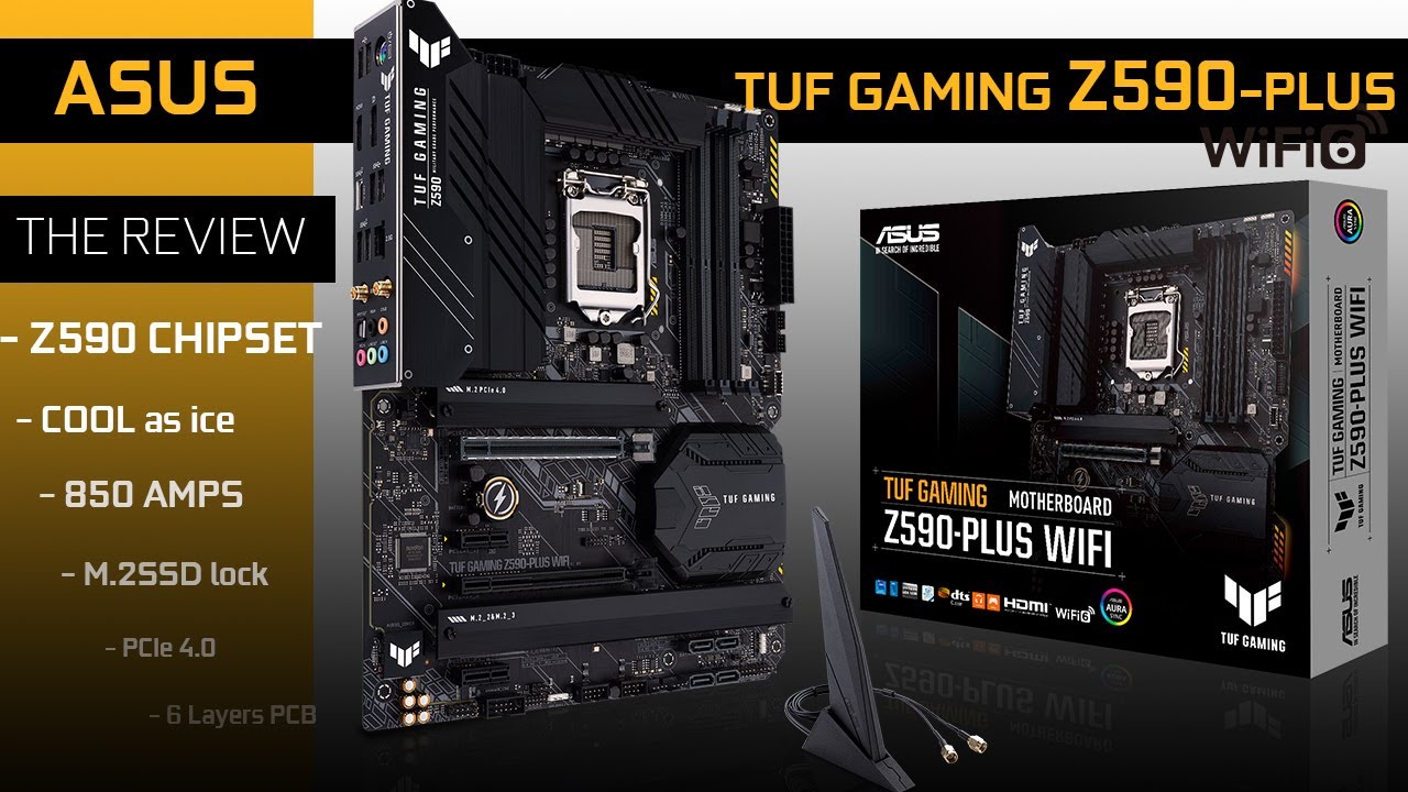 ASUS TUF GAMING Z590-PLUS WiFi : TUF is now a Premium board!