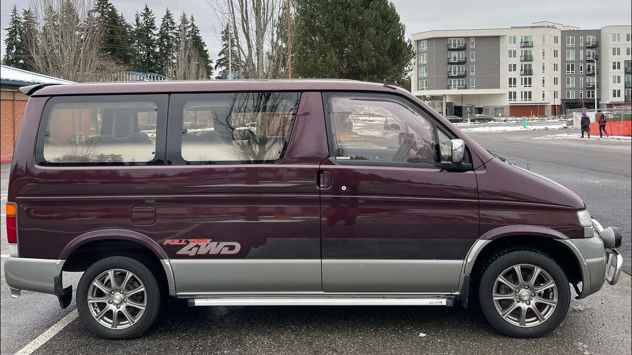 1995 Mazda Bongo Friendee 4WD AT 2.5L turbo diesel intercooler 54,150mi RHD JDM import