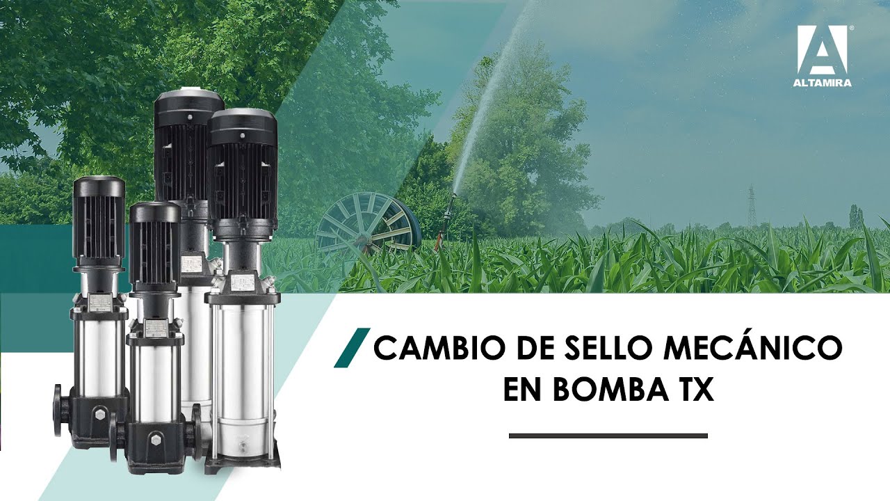 Cambio de Sello Mec&aacute;nico en Bomba TX