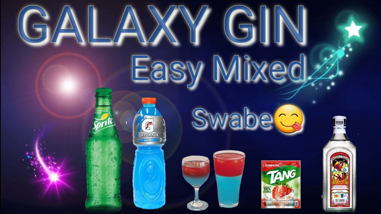 GALAXY GIN EASY MIXED WITH STRAWBERRY JUICE