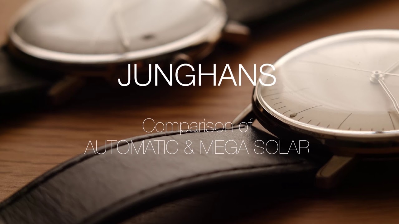 JUNGHANS comparison of AUTOMATIC and MEGA SOLAR