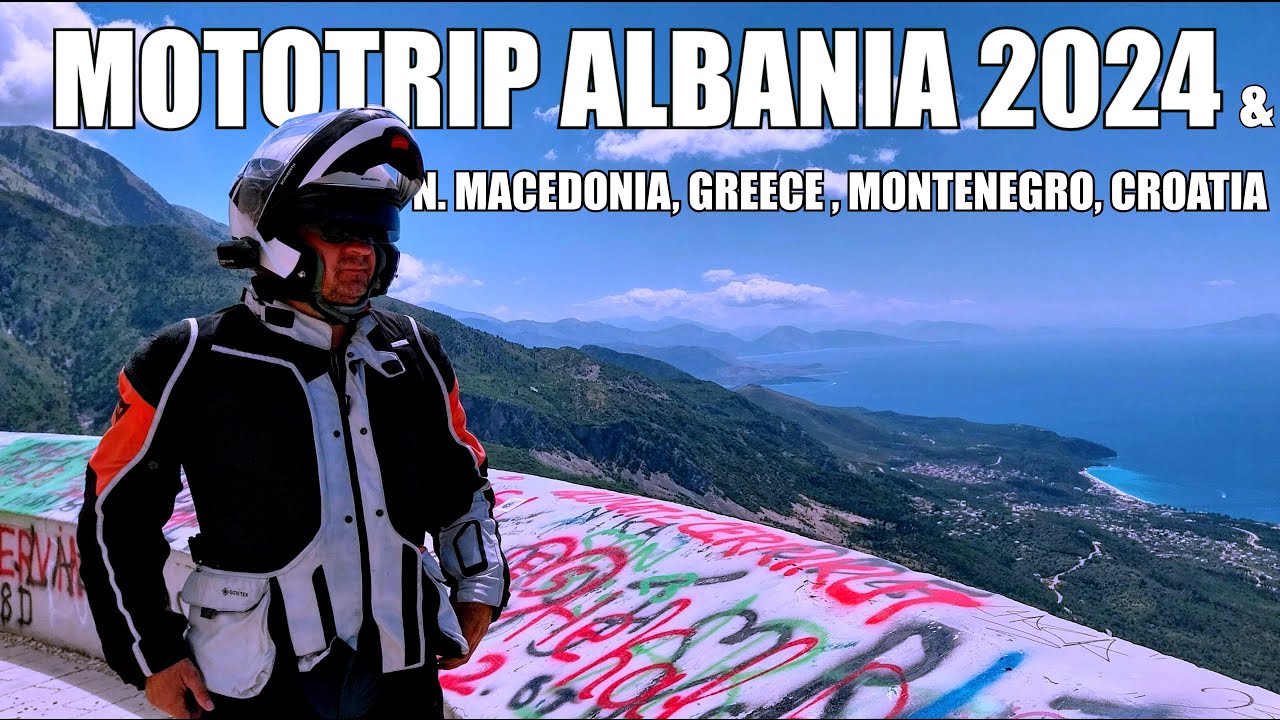 Albansko na motorke , ENG subtit., Trip  to Skopje, Parga, Sarande, Ksamil, Vlore, Petrovac