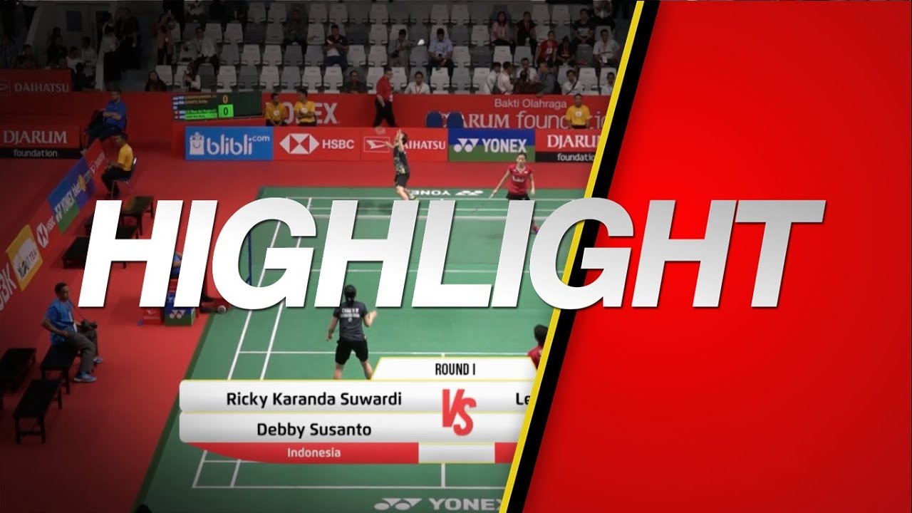 Ricky Karanda Suwardi/Debby Susanto (Indonesia) VS Lee Chun Hei Reginald/Chau Hoi Wah (Hong Kong)