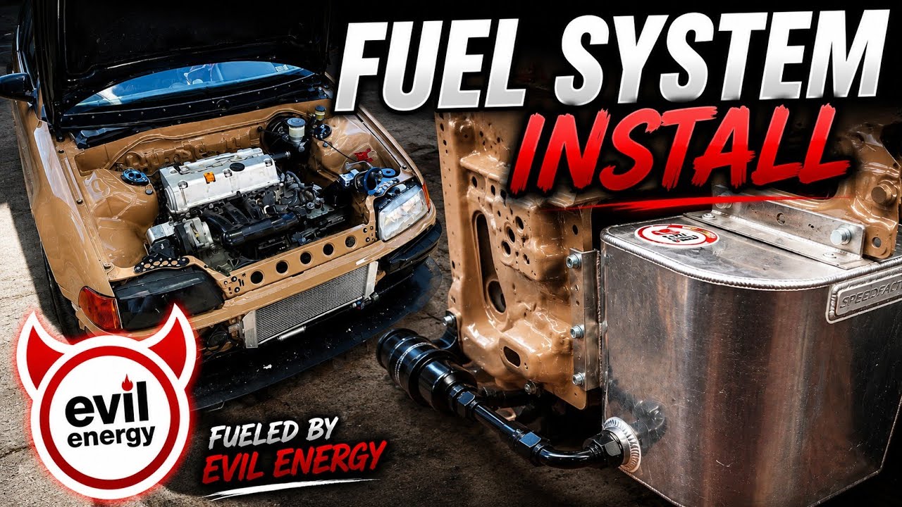 Готов к E85! Установка топливной системы PTFE!