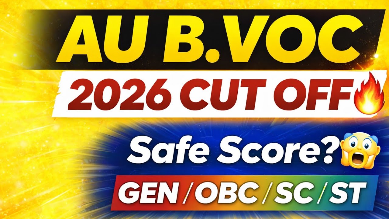 Allahabad University B.Voc Cutoff 2026 | CUET Safe Score | Category Wise