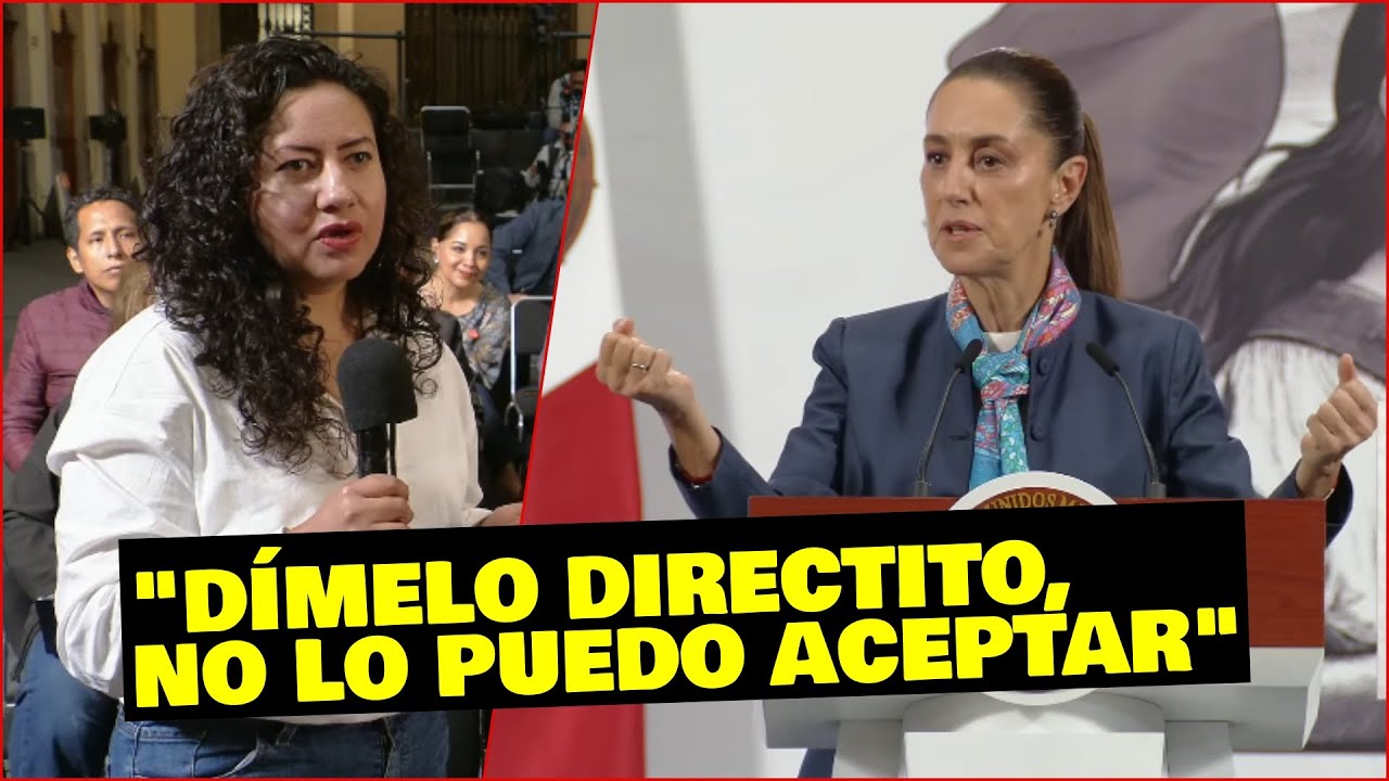 Claudia Sheinbaum vs. Dalila Escobar of Proceso: 