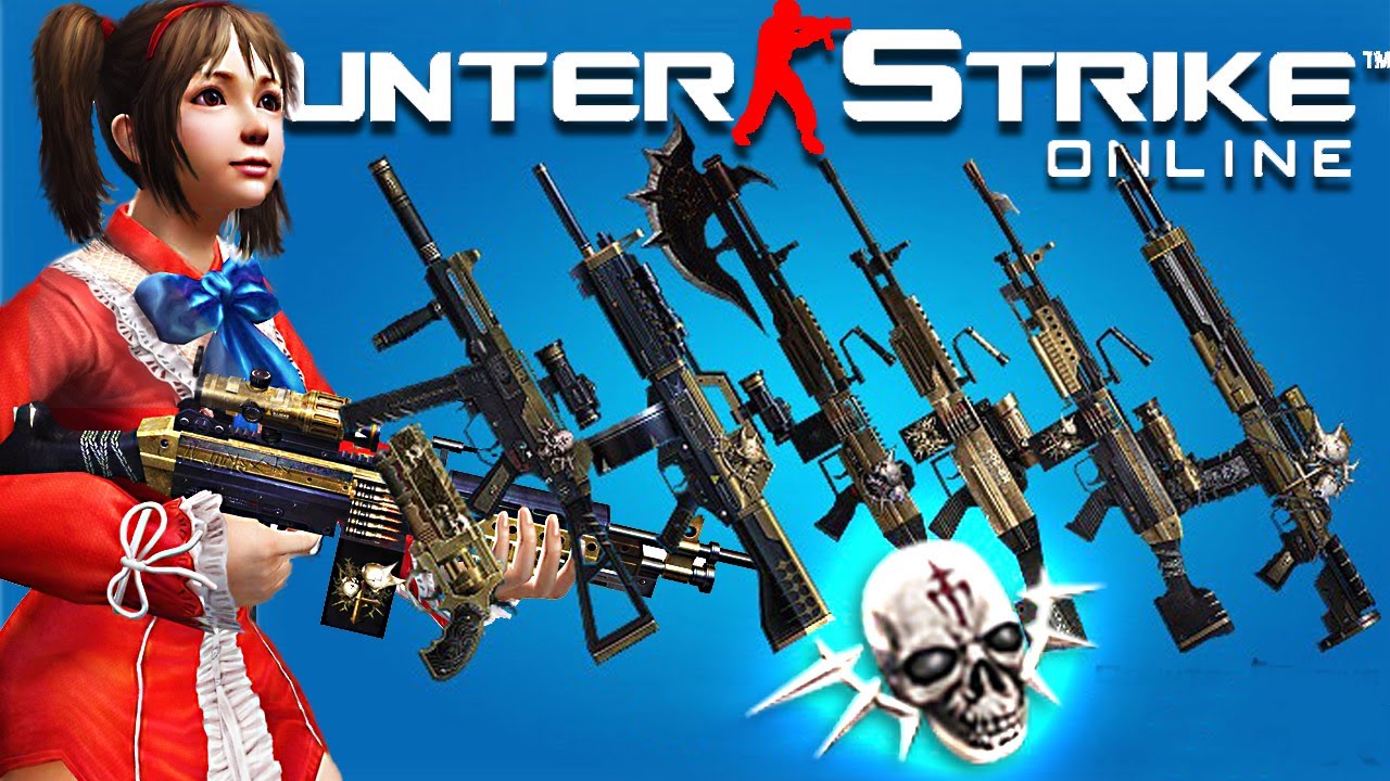 CSO SKULL Is Back event - SKULL-1, SKULL-3, SKULL-4, SKULL-5, SKULL-9 Double Damage Weapon 카스온라인