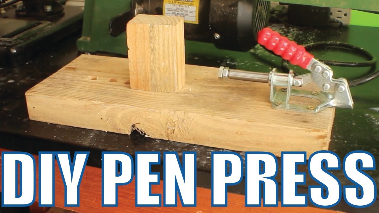 How To Make A Homemade Pen Press & DIY Pen Vise