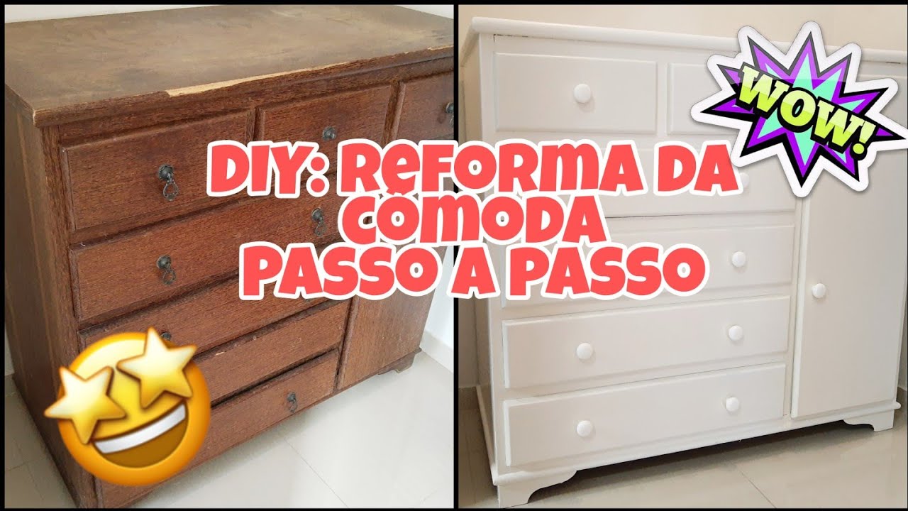 REFORMA DA CÔMODA, FAÇA VOCÊ MESMO DIY | FERNANDA KELLY