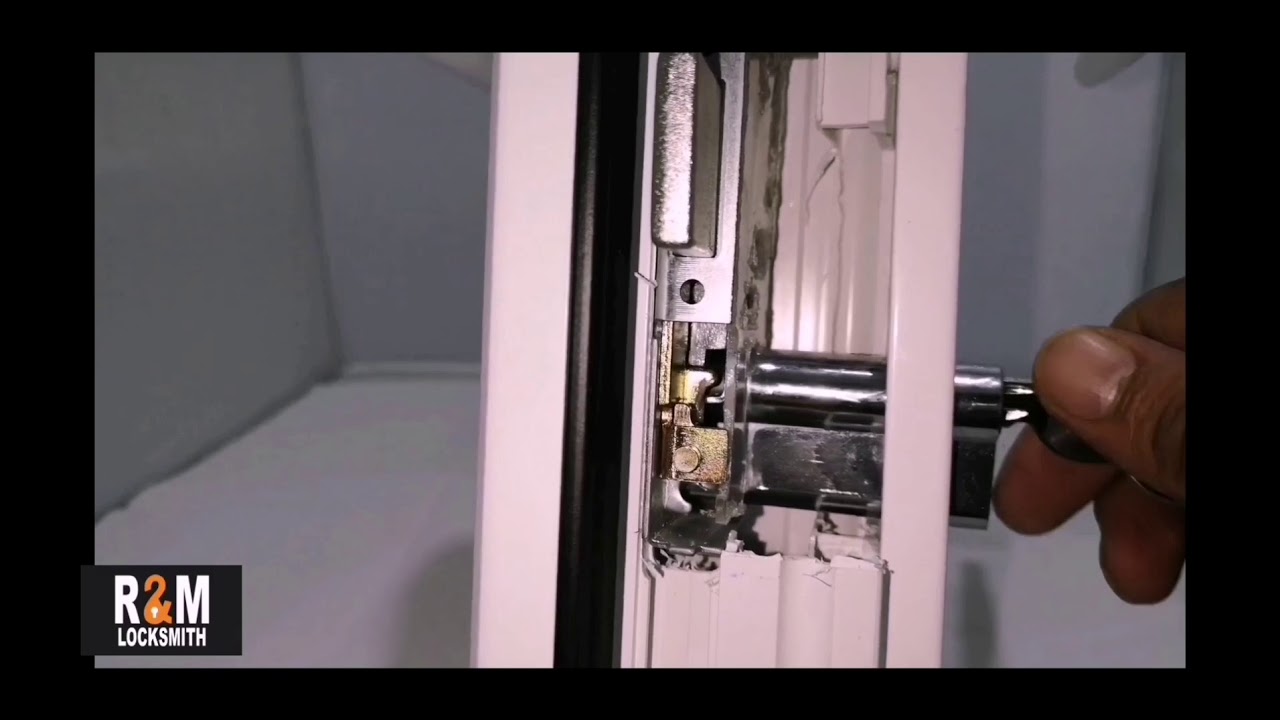How does a uPVC door mechanism work?