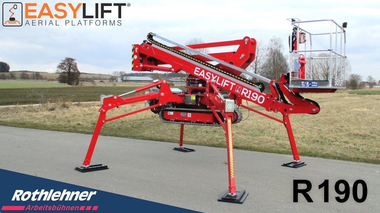 Easylift R190  Raupen-Arbeitsbühne