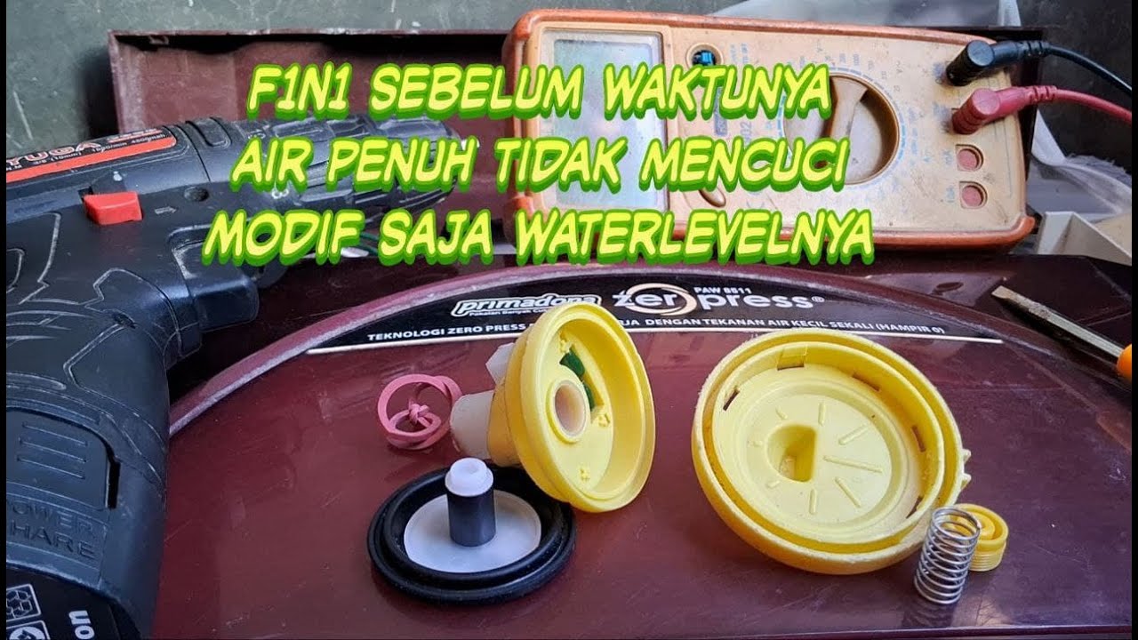 MODIFIKASI WATER LEVEL MESIN CUCI POLYTRON ZEROMATIC