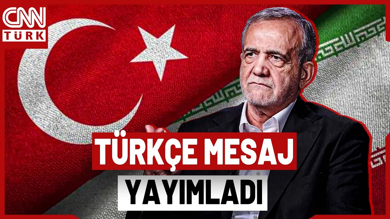 SON DAKİKA🚨İran Lideri Pezeşkiyan T&uuml;rk&ccedil;e Teşekk&uuml;r Mesajı Yayımladı: Erdoğan'ın Tutumu Takdire Şayan
