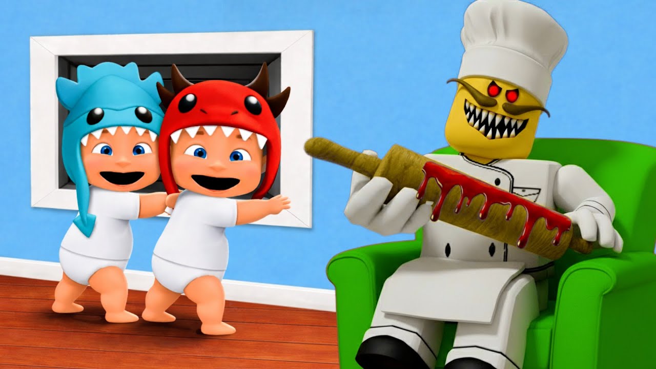 Baby Dino Escapes EVIL PIZZERIA!