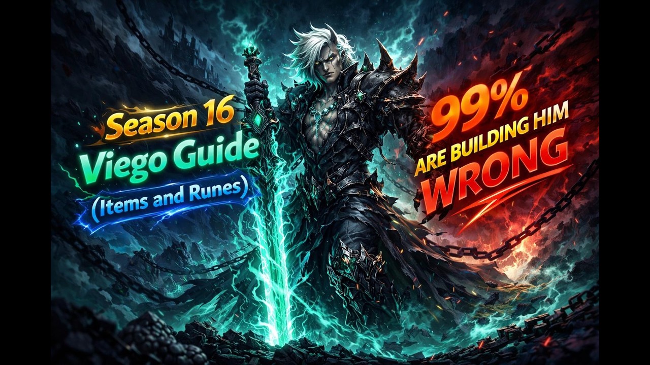 VIEGO Season 16 Guide (Items and Runes, detailed explanation)