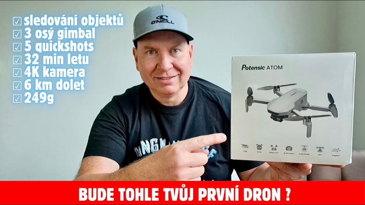 Skvělý dron na Tvoje první začátky s létáním. Hromada funkcí a dlouhý letový čas za super cenu.