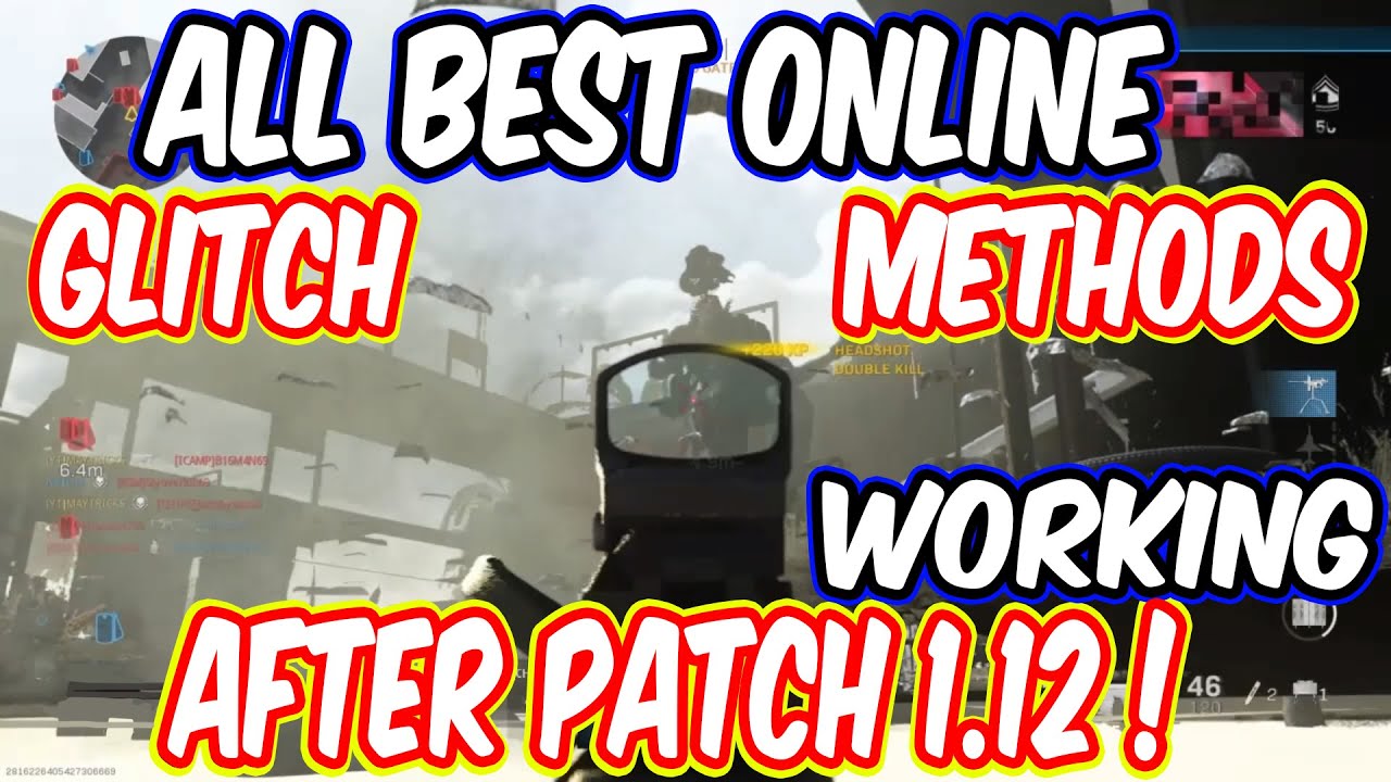 COD MW ALL THE BEST Online GLITCH METHODS Working AFTER PATCH 1.12  PS4 XB1 PC