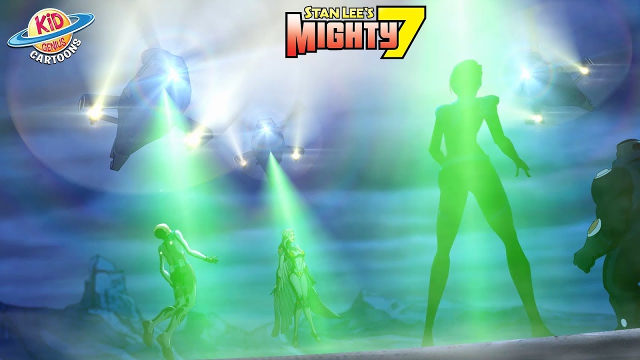 Desert Dust Storm | Stan Lee's Mighty 7 I Season 1 Episode 4 Kid Genius Cartoons