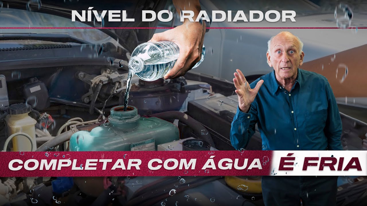 Baixar &aacute;gua do radiador &eacute; normal, mas errado &eacute; completar com &aacute;gua