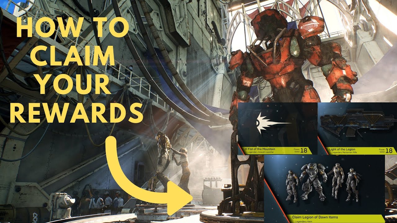 Anthem: Claiming The Legion Of Dawn Edition,Pre-Order And Vip-Demo Rewards
