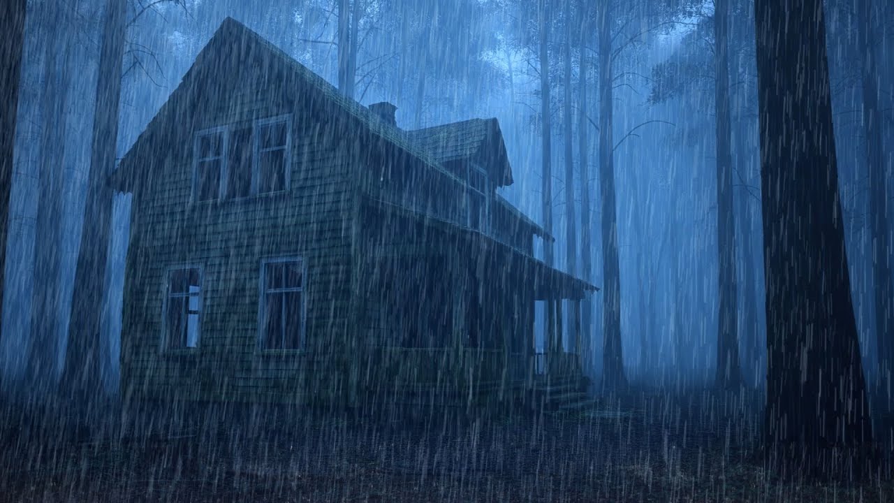 Instant Sleep Aid | Heavy Rain & Brown Noise for Deep Rest and Stress Relief