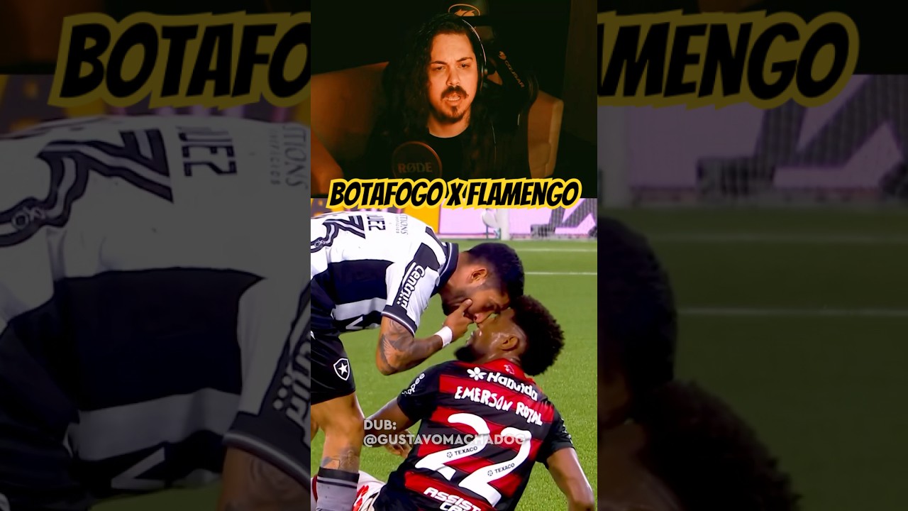 Botafogo X Flamengo DUBLADO! #dublagem #flamengo #botafogo #futebol #brasileir&atilde;o