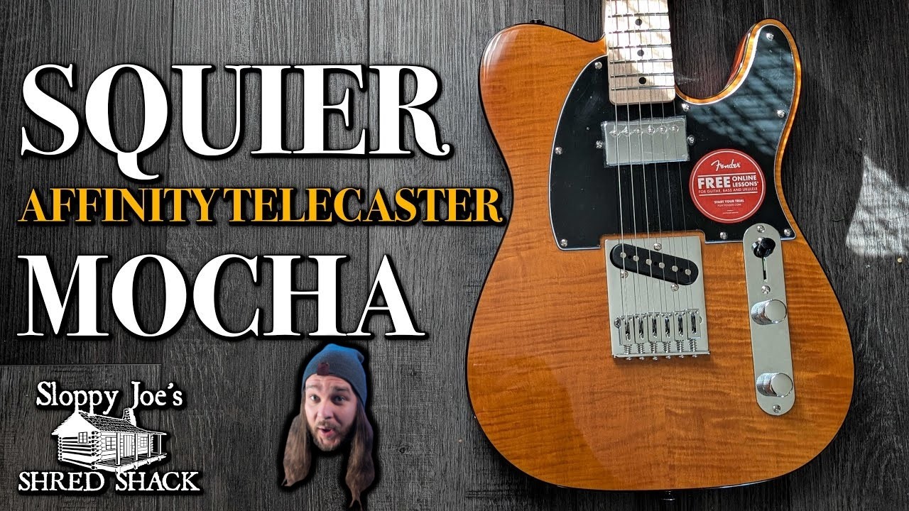 КРАСИВО, УНИКАЛЬНО И ОЧЕНЬ НЕДОРОГО! | Обзор Squier Affinity Mocha Telecaster