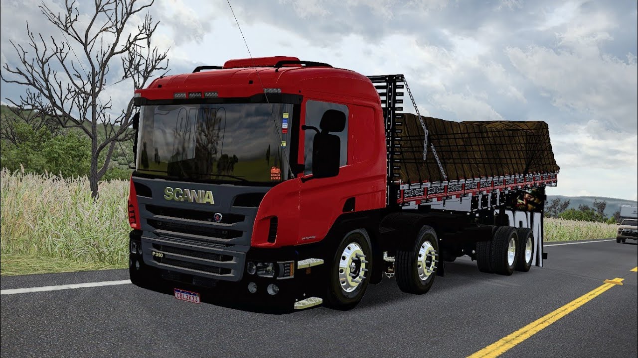 SCANIA PZINHA 310 CARREGADO DE MELANCIA EM ALTA 🏁 PARA Ó CEASA • MAPA SERTÃO • ETS 2 1.57