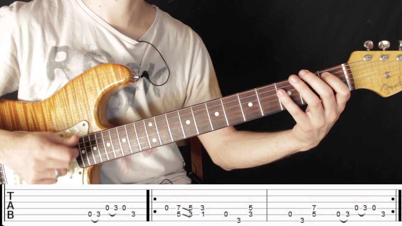 Como Tocar el Riff De Layla de Eric Clapton - Leccion de Guitarra Electrica - Riff Famosos