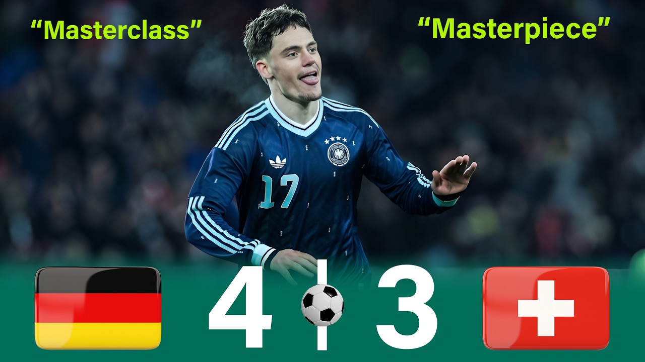 Germany vs Switzerland | Wirtz DESTROYS Switzerland | Crazy End-to-End Thriller | Friendly 2026