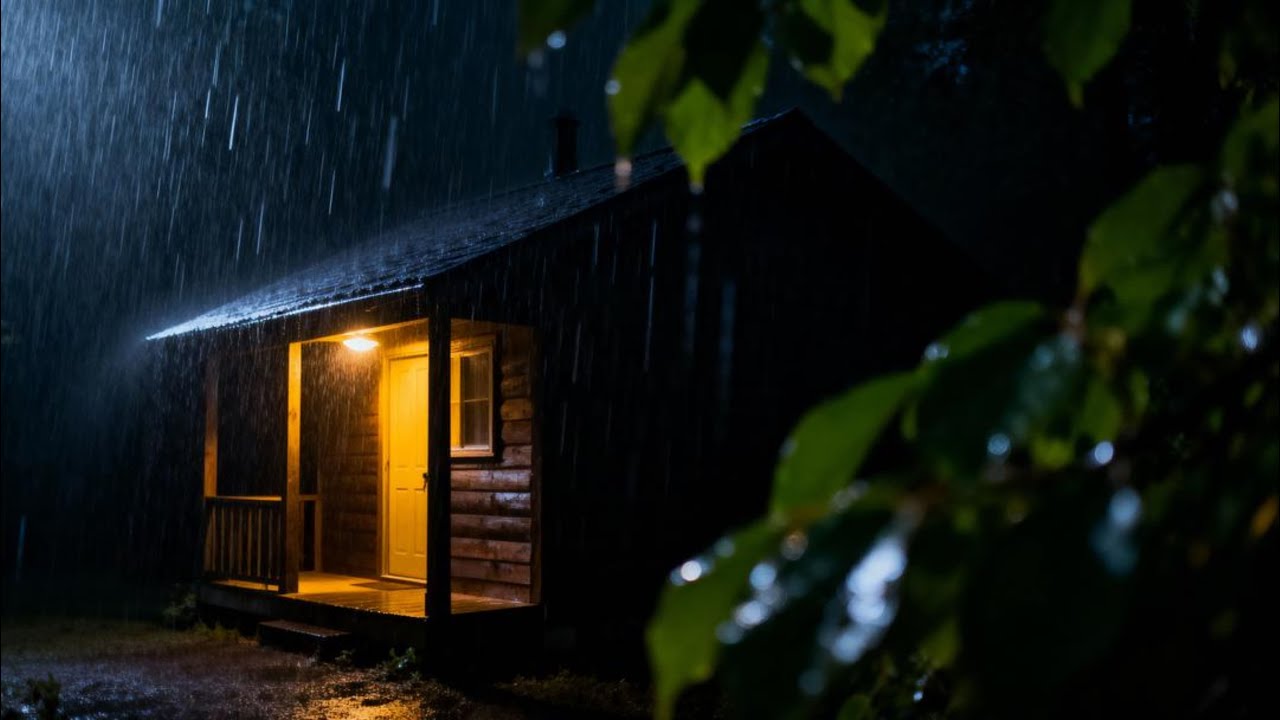 Dark Night Rainstorm 🌧️ Non-Stop Sleep Sounds