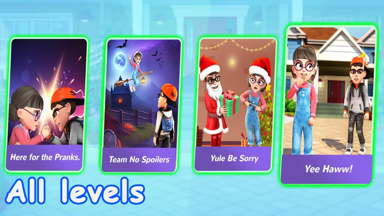 Nick and Tani Funny Story - All levels all Chapters