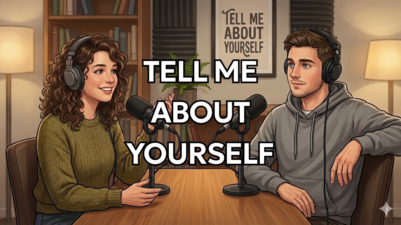 Tell Me About Yourself – English Listening Practice (Slow Conversation)