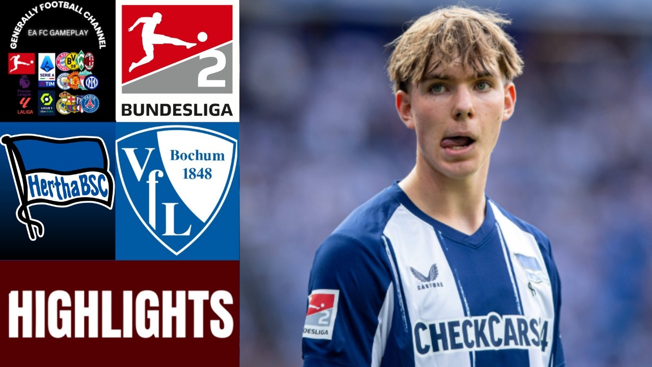 Hertha BSC vs VFL Bochum | 26.Spieltag 2.Bundesliga | Fußball Highlights
