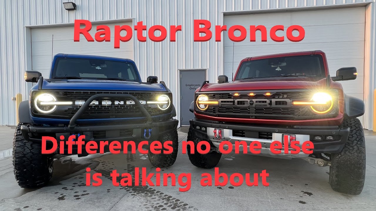 Сравнение Bronco и Raptor — отличия, о которых никто не говорит.