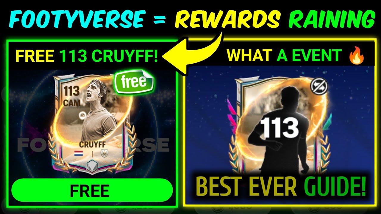 FREE 113 OVR Cruyff x Footyverse Event - Best Ever Guide in FC Mobile | Mr. Believer