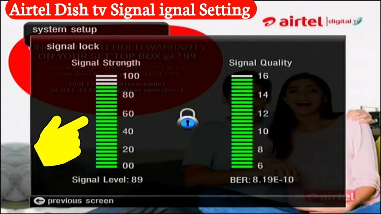 airtel dish tv signal setting | airtel signal setting | airtel dish signal setting | all dish info