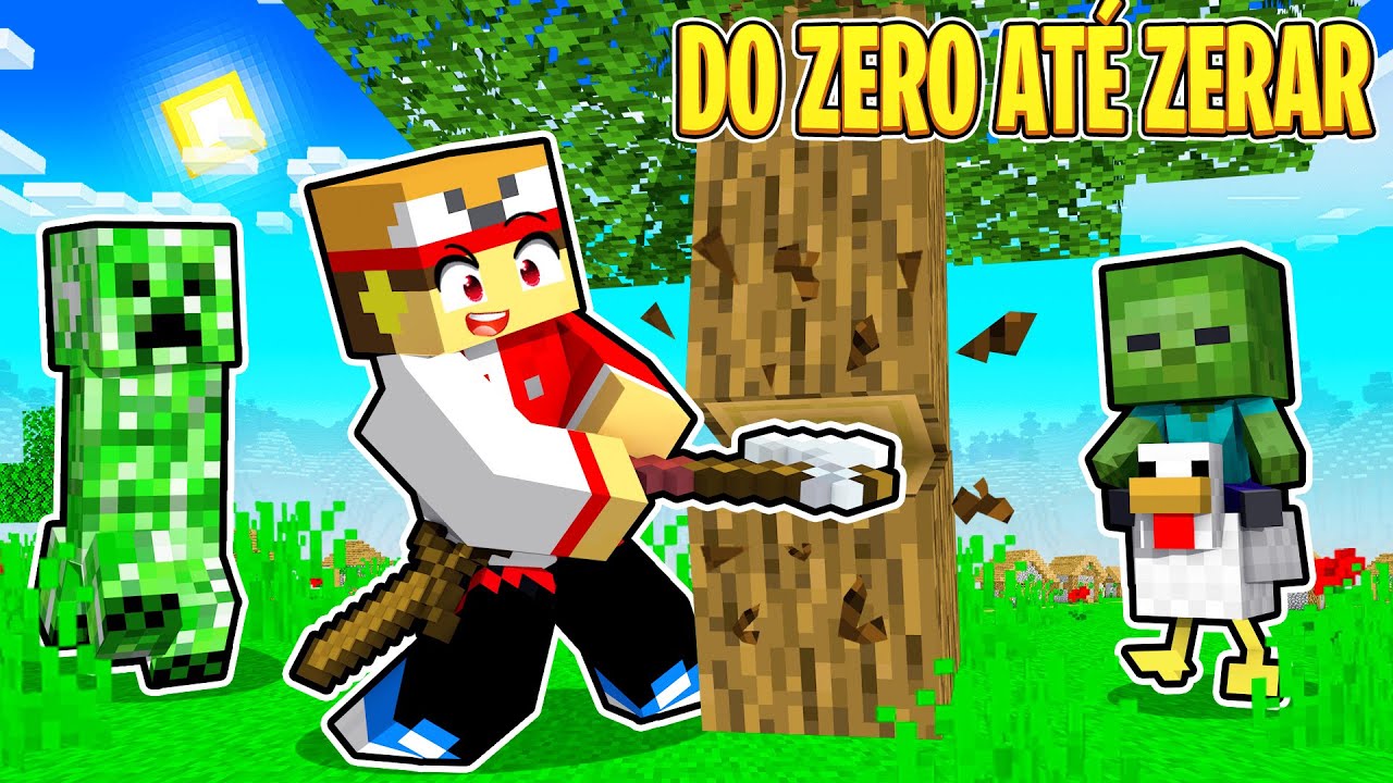 24 Horas pra Zerar o Minecraft Survival🎥 Filme Completo