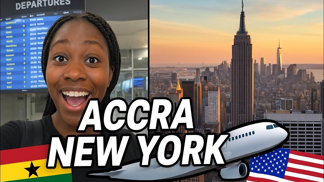 Ghana to USA: Full Flight Experience from Accra to New York (Air France by Delta