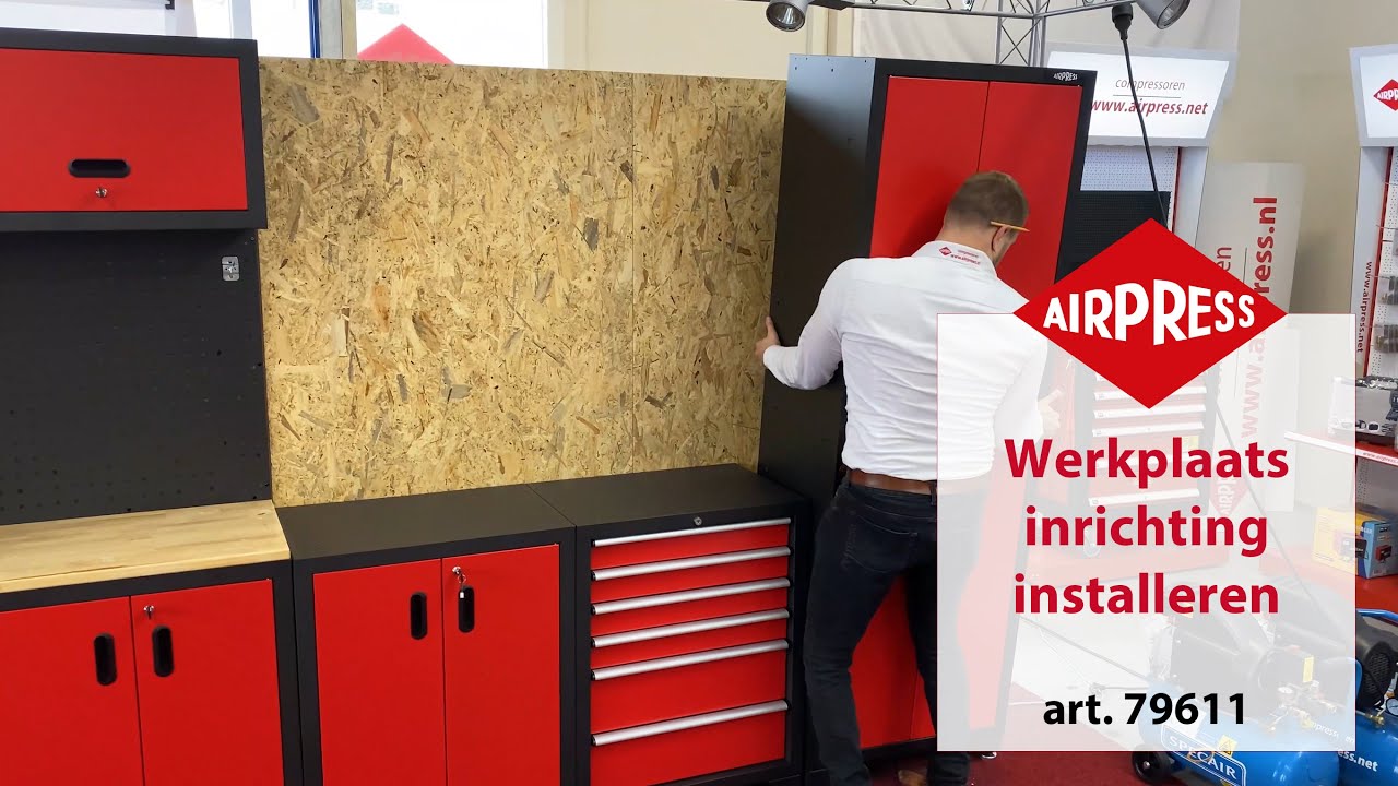 Werkplaats inrichting installeren - 79611