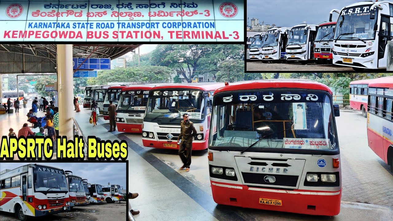 Kempegowda Bus Terminal - 3 (Majestic) | APSRTC Halt Buses  | KSRTC | NWKRTC