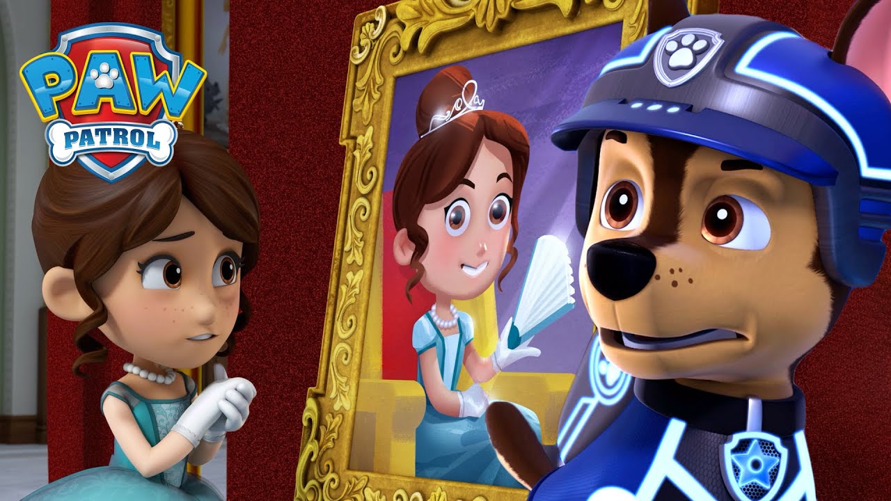 &iexcl;Los cachorros resuelven el misterio de la pintura perdida de la princesa! - PAW Episodio Espa&ntilde;ol