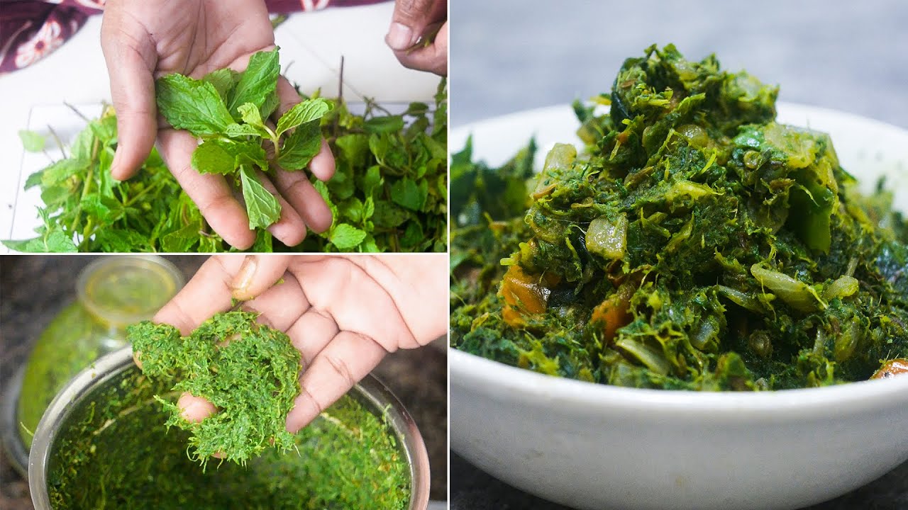 ह्या पद्धतीने पुदीण्याची चटणी बनवल्यास 8 दिवस टिकेल | pudina chutney | chutney recipe | mint chutney